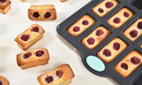 Financiers aux framboises