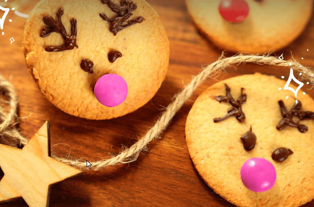 Biscuits rennes de Noël