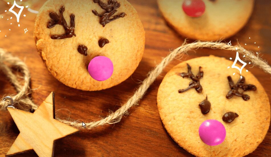 Biscuits rennes de Noël