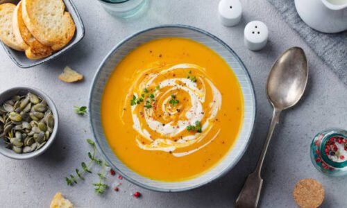 Soupe de carottes-topinambours